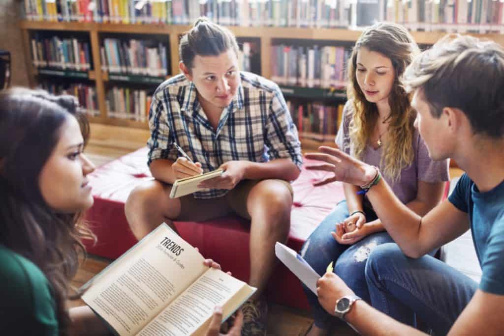Classmate Classroom Sharing International Friend Concept